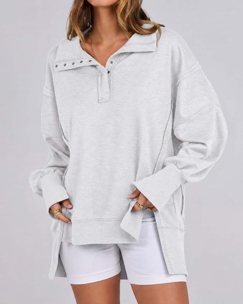 Sweat Uni Manches Longues