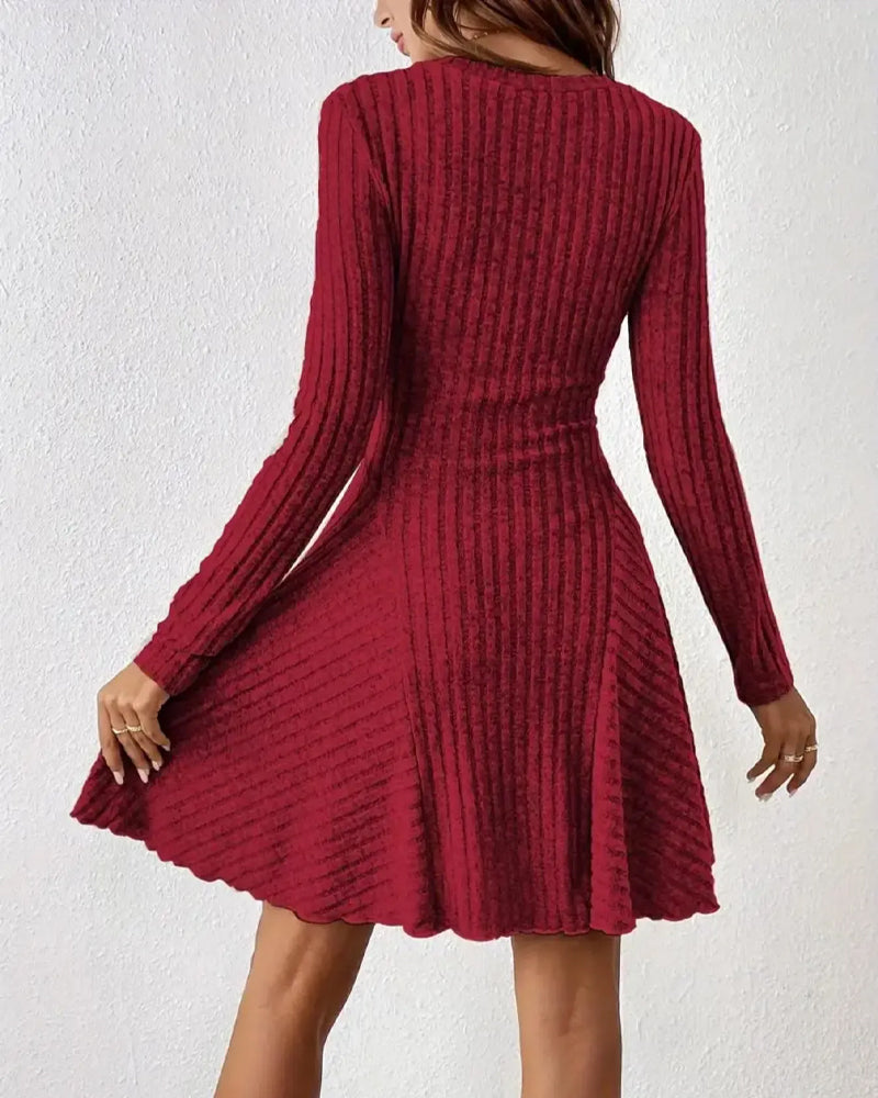 Robe Ligne A Manche Longue