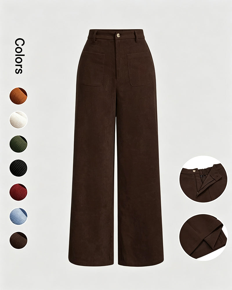 Pantalon Large Jambe Droit