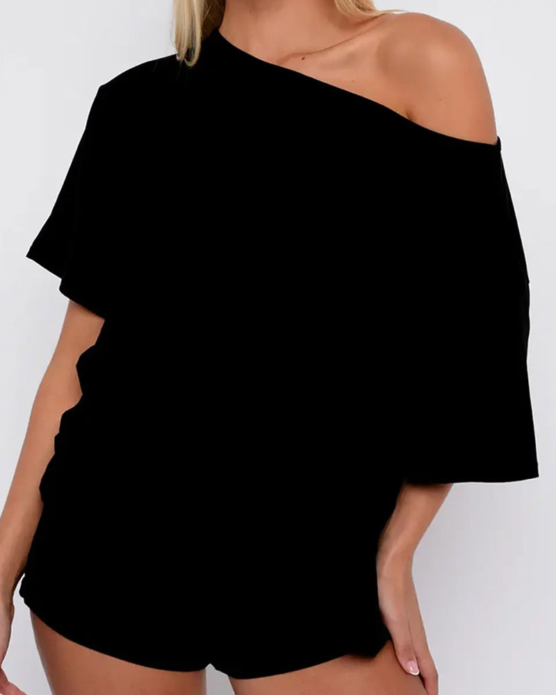 Ensemble Deux Pièces Texturé Uni
