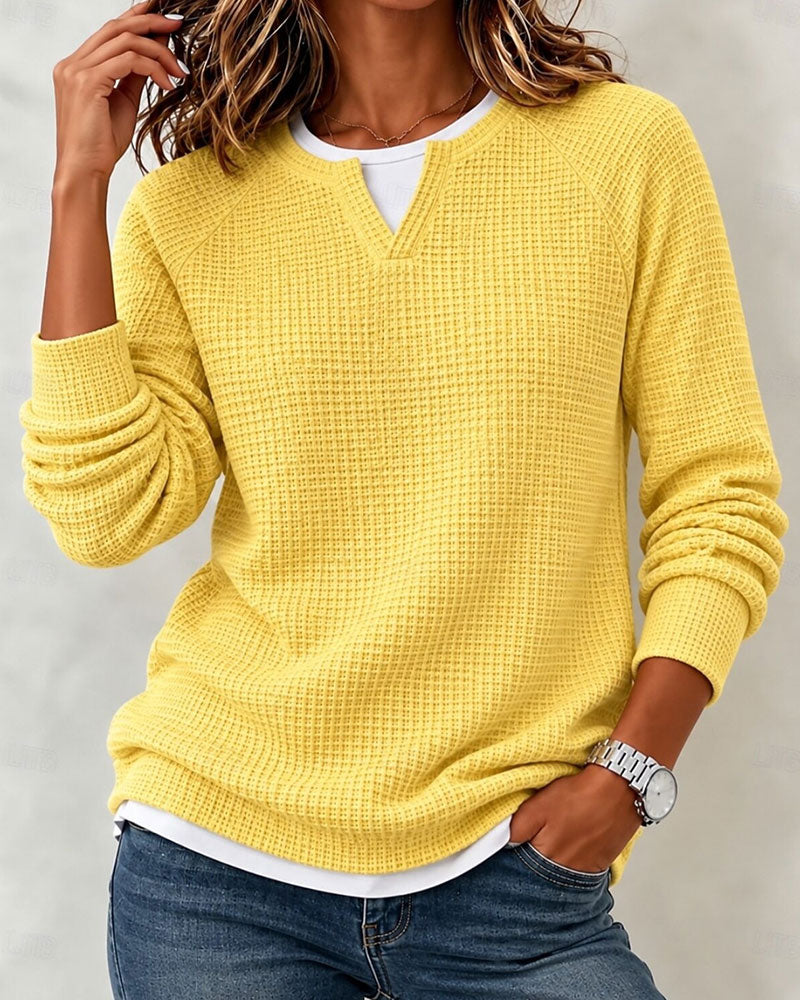 Sweat Uni Raglan Manches Longues