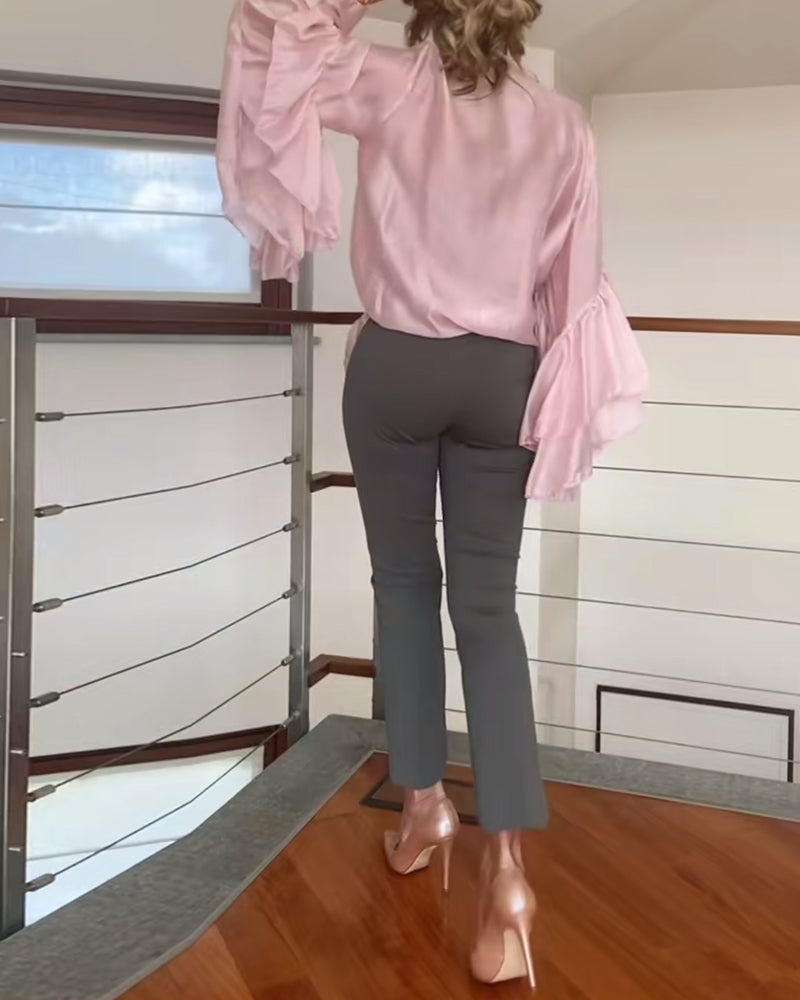 Blouse à la Mode à Volants