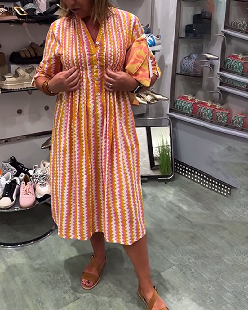 Obe À Imprimé Vagues