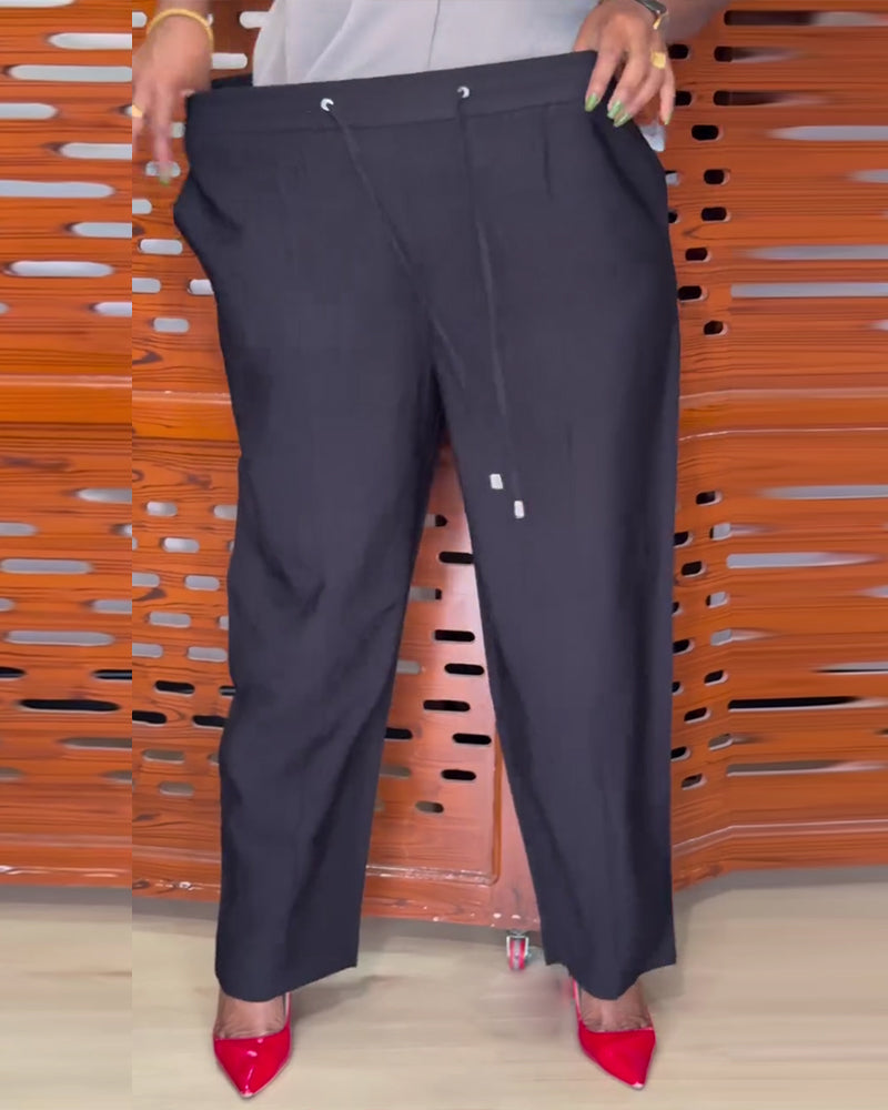 Pantalon Cordon Décontracté