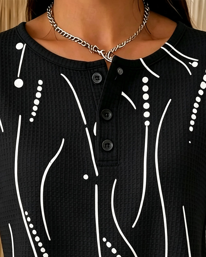 T-Shirt Col Rond Manches Courtes