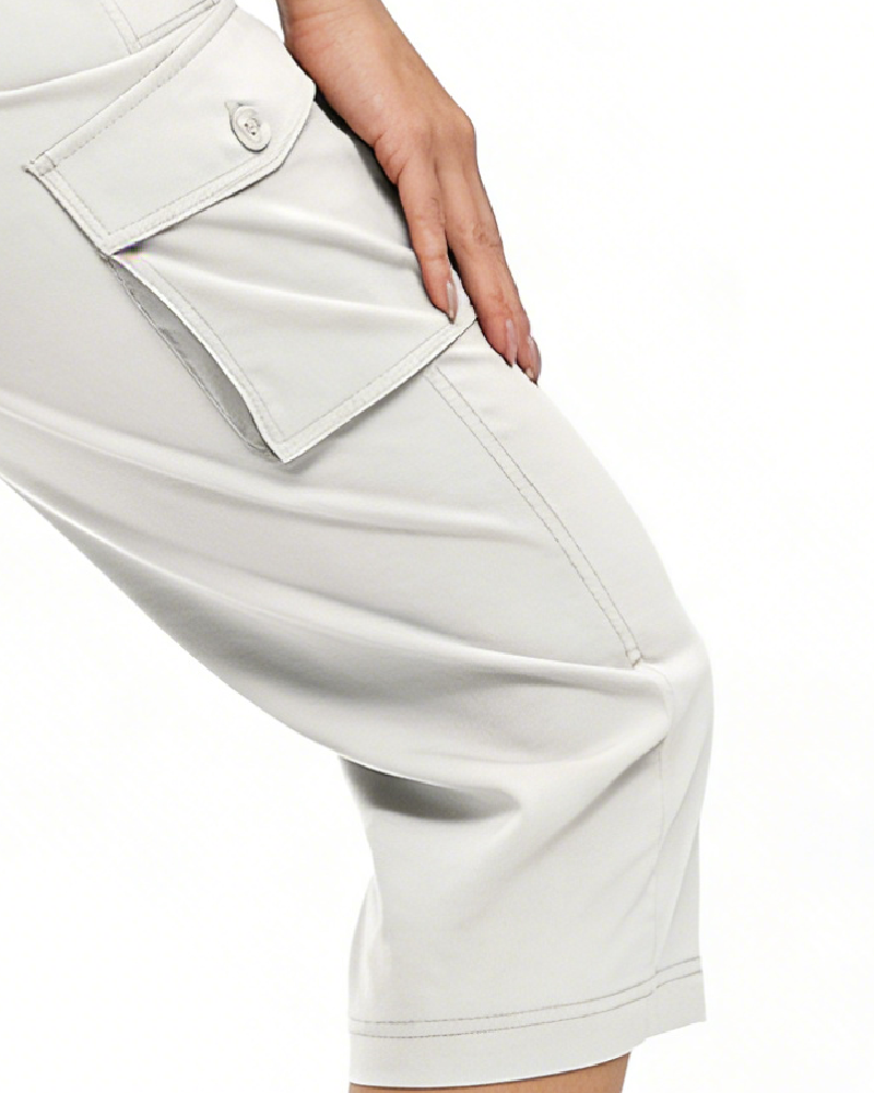 Pantalon Décontracté Court Multi-Poche Randonnée