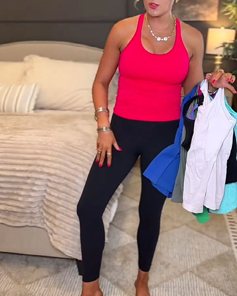 Cami Top Dos Nageur Mince Ajusté