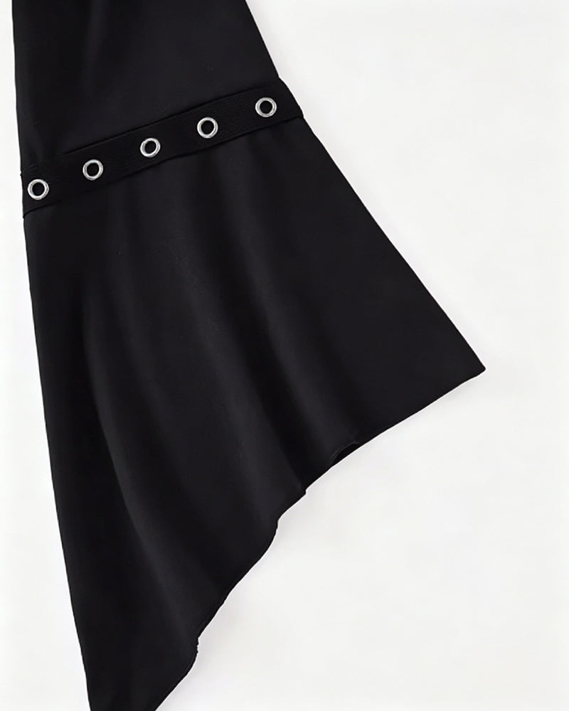 Blouse Uni Bretelles Croisées