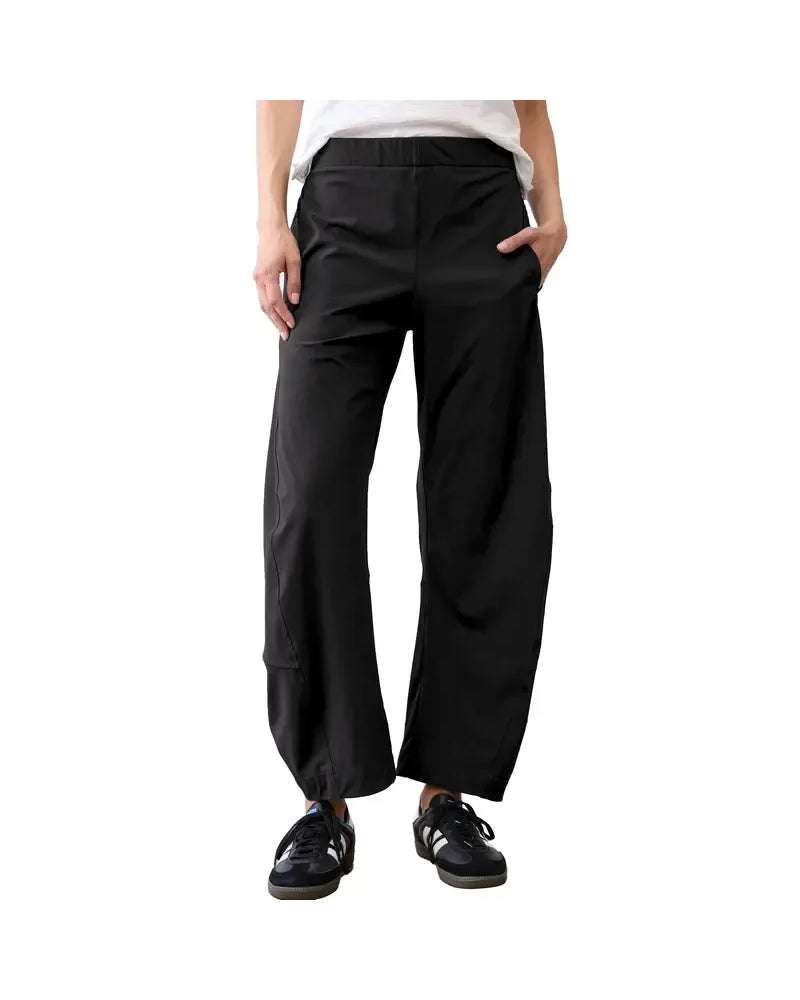 Pantalon Couleur Unie Longueur Mi-Taille